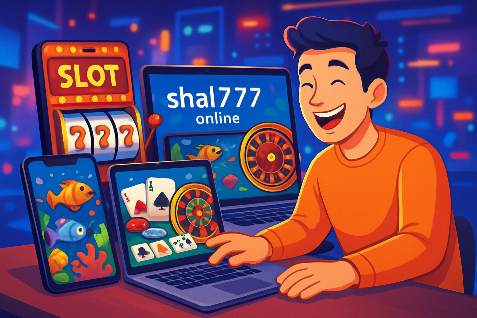 SHAL777 ONLINE နဲ့ အွန်လိုင်းကာစီနိုရဲ့ စိတ်လှုပ်ရှားစရာ ကမ္ဘာ